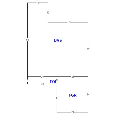 Building layout (traversing data) of this property