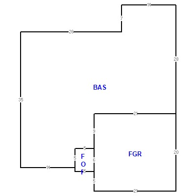 Building layout (traversing data) of this property
