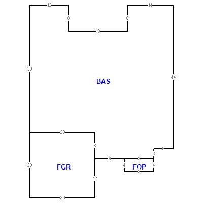 Building layout (traversing data) of this property