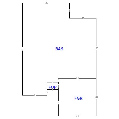Building layout (traversing data) of this property