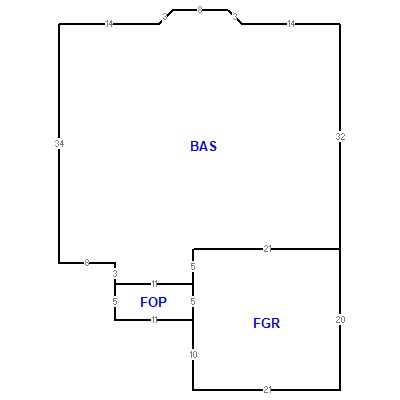Building layout (traversing data) of this property