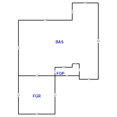 Building layout (traversing data) of this property