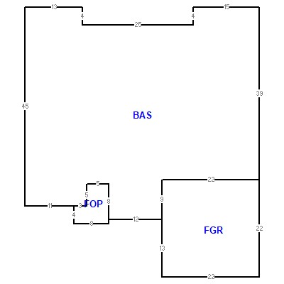 Building layout (traversing data) of this property