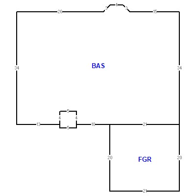 Building layout (traversing data) of this property
