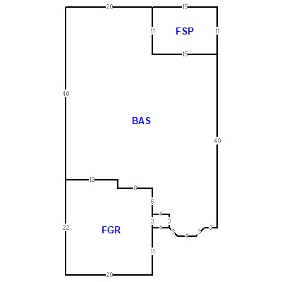 Building layout (traversing data) of this property