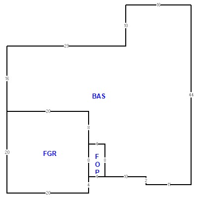 Building layout (traversing data) of this property
