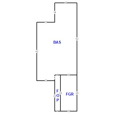 Building layout (traversing data) of this property