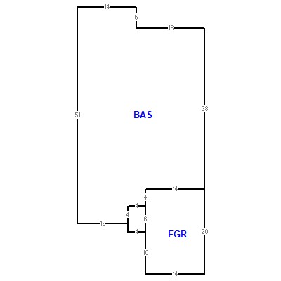 Building layout (traversing data) of this property