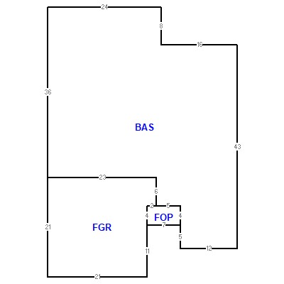 Building layout (traversing data) of this property