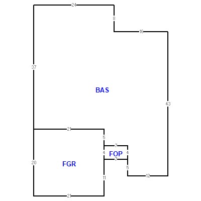 Building layout (traversing data) of this property