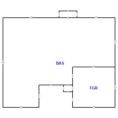 Building layout (traversing data) of this property