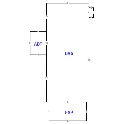 Building layout (traversing data) of this property