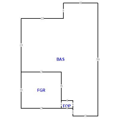 Building layout (traversing data) of this property