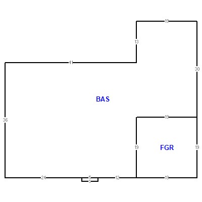Building layout (traversing data) of this property