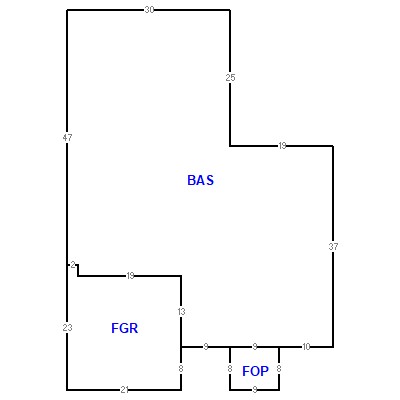 Building layout (traversing data) of this property