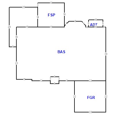 Building layout (traversing data) of this property