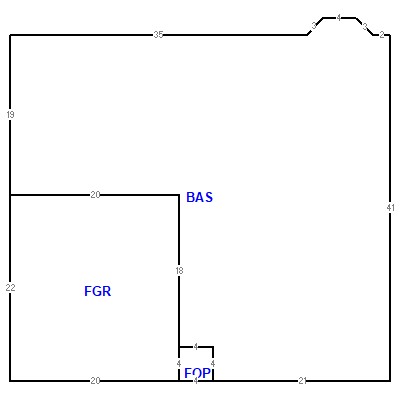 Building layout (traversing data) of this property