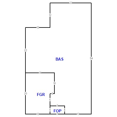Building layout (traversing data) of this property