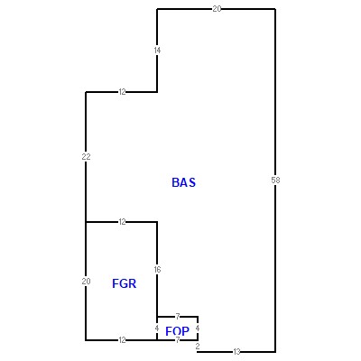 Building layout (traversing data) of this property