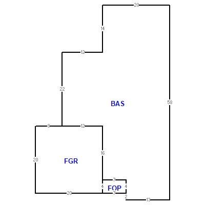 Building layout (traversing data) of this property