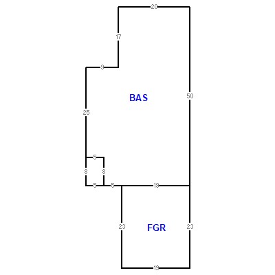 Building layout (traversing data) of this property