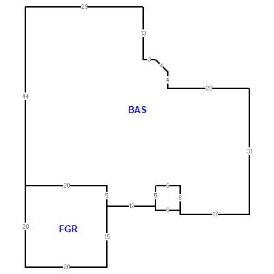 Building layout (traversing data) of this property