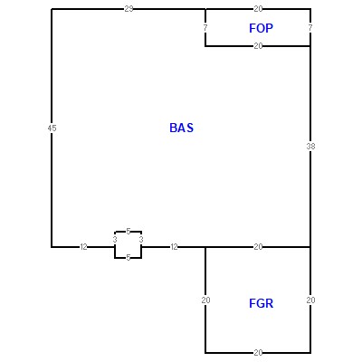 Building layout (traversing data) of this property