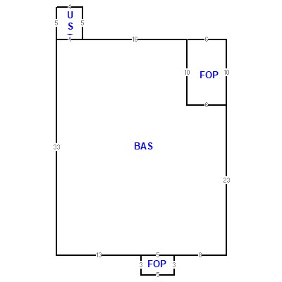 Building layout (traversing data) of this property