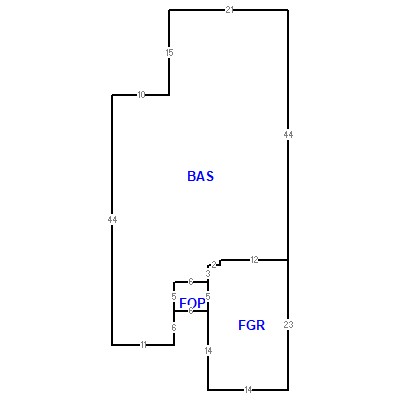 Building layout (traversing data) of this property