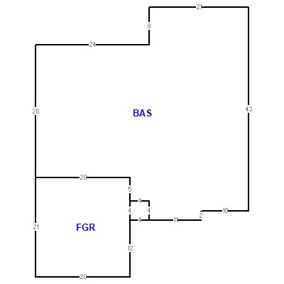 Building layout (traversing data) of this property
