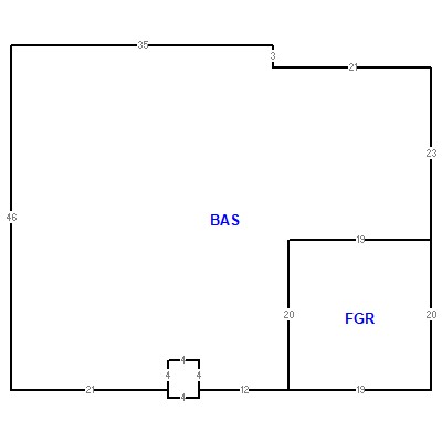 Building layout (traversing data) of this property