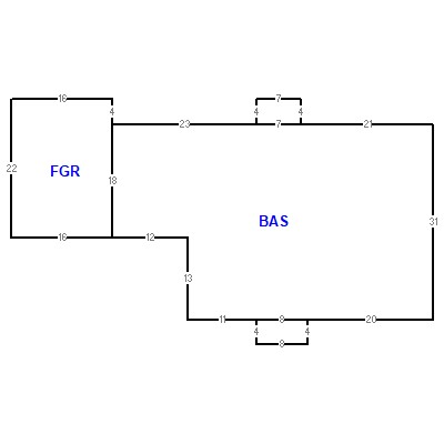 Building layout (traversing data) of this property