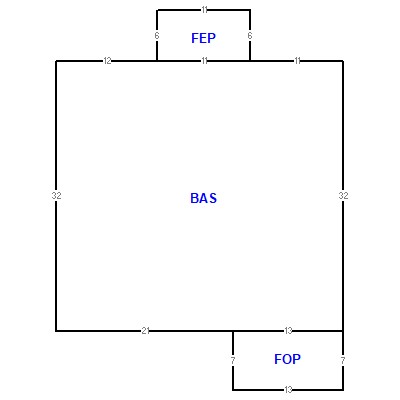 Building layout (traversing data) of this property