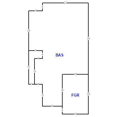 Building layout (traversing data) of this property