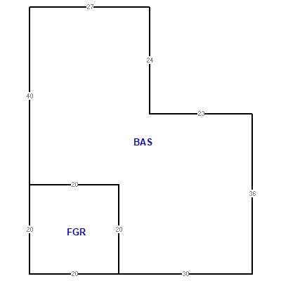 Building layout (traversing data) of this property