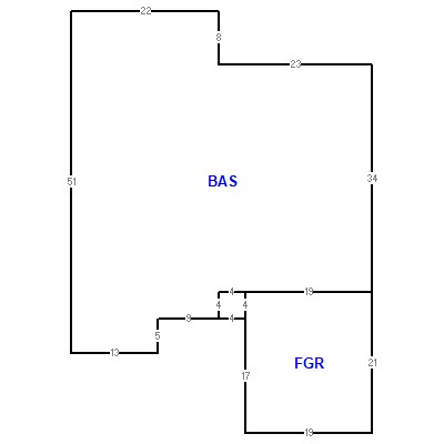 Building layout (traversing data) of this property