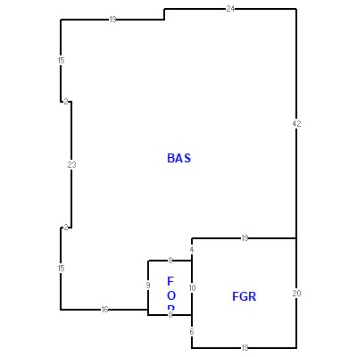 Building layout (traversing data) of this property