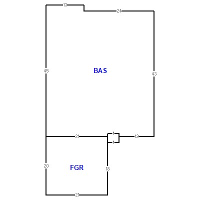 Building layout (traversing data) of this property