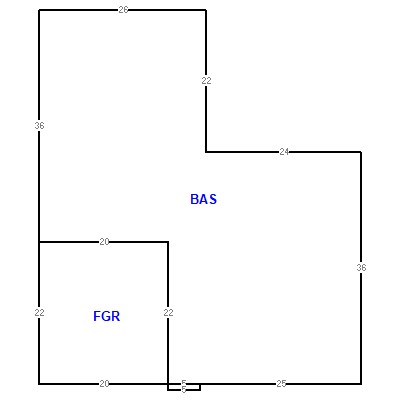 Building layout (traversing data) of this property