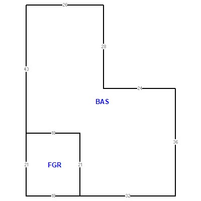 Building layout (traversing data) of this property