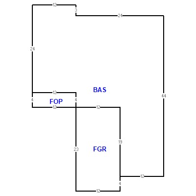 Building layout (traversing data) of this property