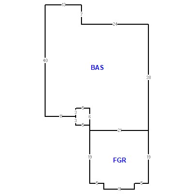 Building layout (traversing data) of this property