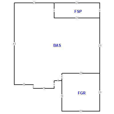 Building layout (traversing data) of this property