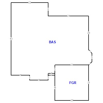 Building layout (traversing data) of this property