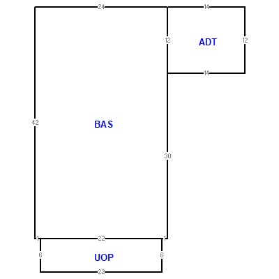 Building layout (traversing data) of this property