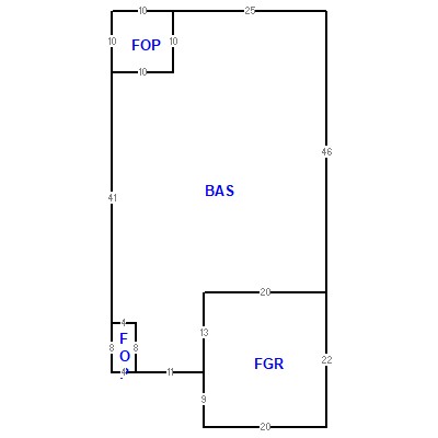 Building layout (traversing data) of this property