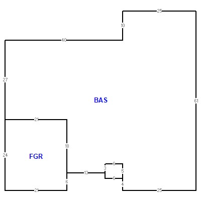 Building layout (traversing data) of this property