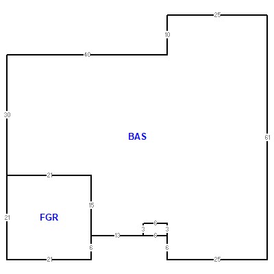 Building layout (traversing data) of this property