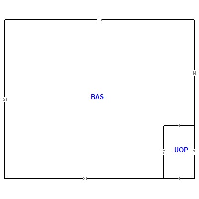 Building layout (traversing data) of this property