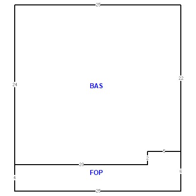 Building layout (traversing data) of this property